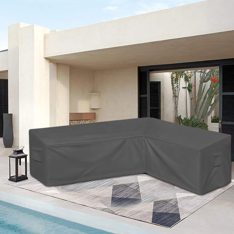 Rebrilliant Patio Furniture Cover L Shaped Sectional Sofa Cover Left
